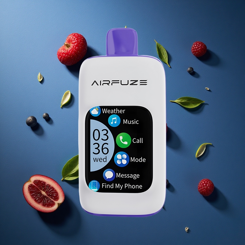 AirFuze Smart 30000 Puffs 5% Νικοτίνη Μπλε Ρασ Πάφος Vape μιας χρήσης