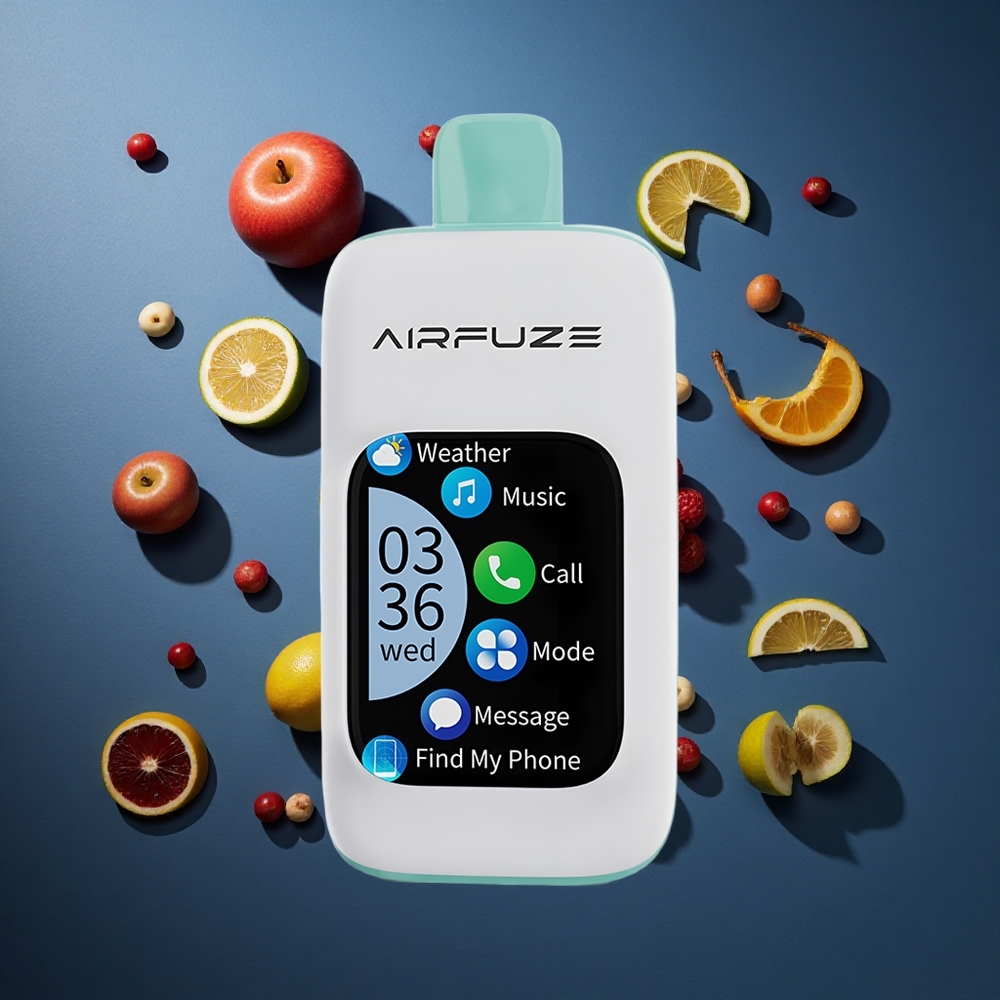 AirFuze Smart 30000 Puffs Αερικό Φρούτο Ουράνιο Τόξο με Οθόνη TFT 2.01" και Μπαταρία 900mAh