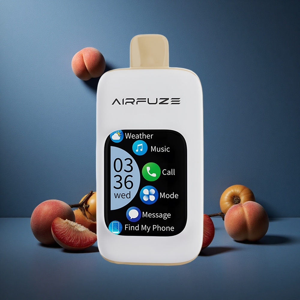 AirFuze Smart 30000 Puffs Vape μιας χρήσης ζουμερό ροδάκινο 900mAh