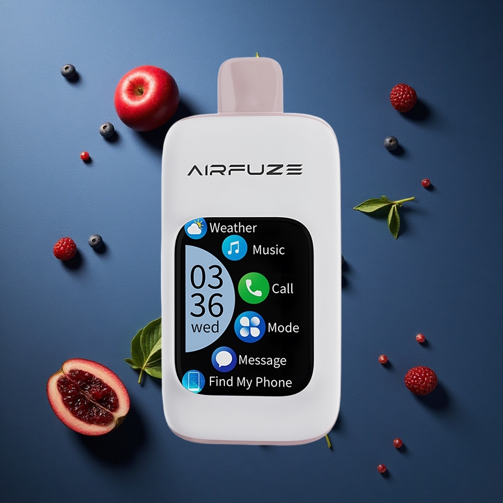 AirFuze Smart 30000 Puffs Vape μιας χρήσης Μούρο Έκρηξη 900mAh Type-C