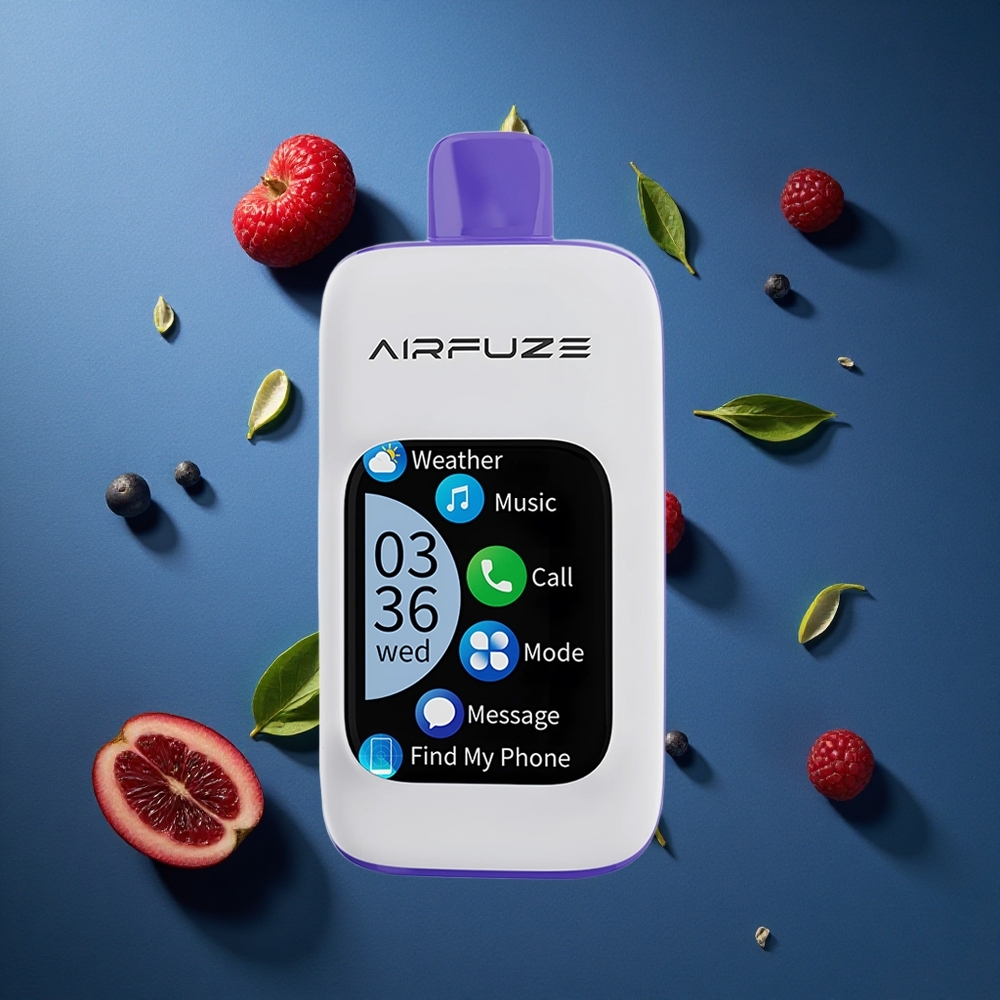 AirFuze Smart Pro 40000 Puffs Απαραίτητη Ραζ Στεγνό Πάγο