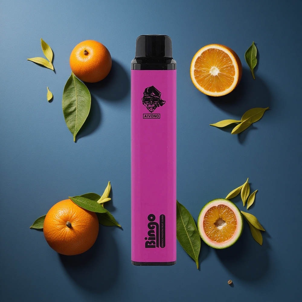 Aivono AIM BINGO 4000 Puffs Πορτοκάλι Πάσιφρουτ Γκουάβα 10 mL 1000mAh