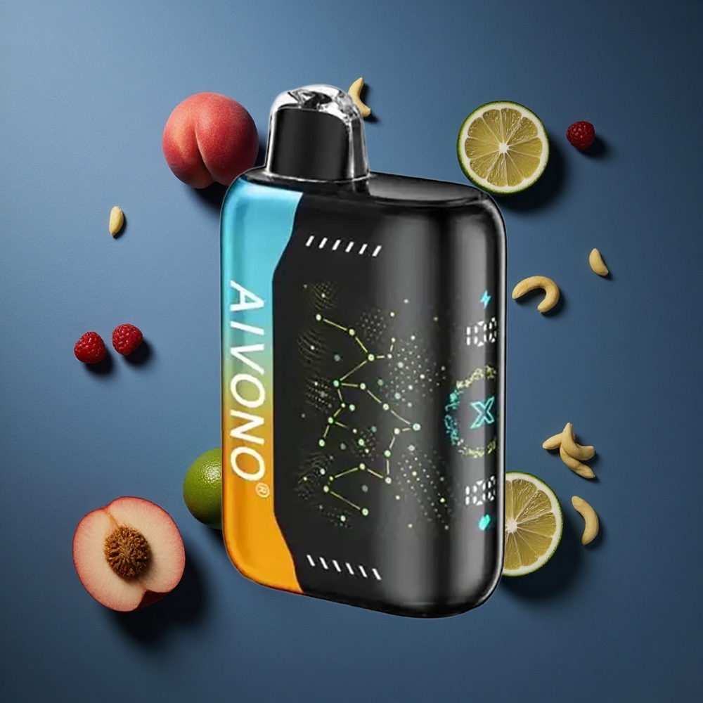 Aivono AIM BOOM 25000 Puffs Φράουλα Ροδάκινο Λαϊμή 28ml 1.2 ohm