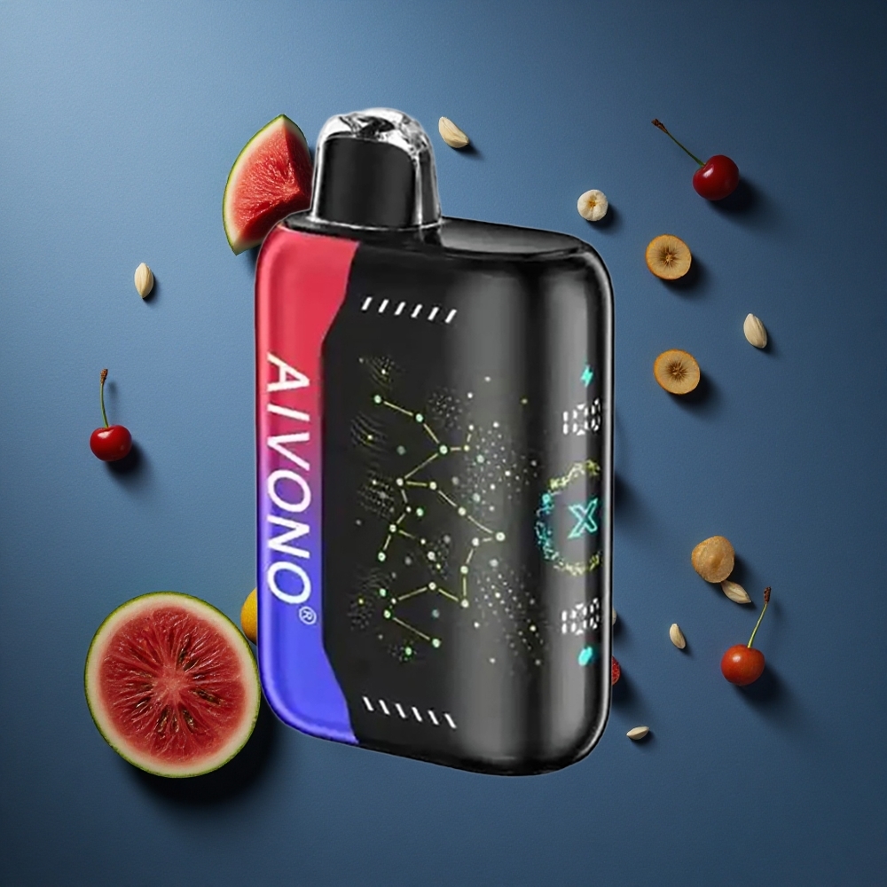 Aivono AIM BOOM 25000 Puffs Κρυωμένο Καρπούζι Κεράσι 28ml 650mAh