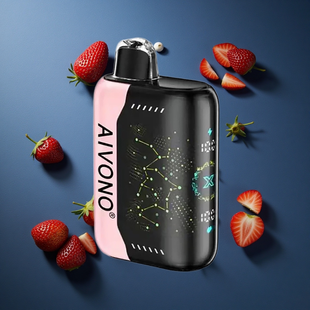 Aivono AIM BOOM 25000 Puffs Φράουλα B Pop 28ml 650mAh