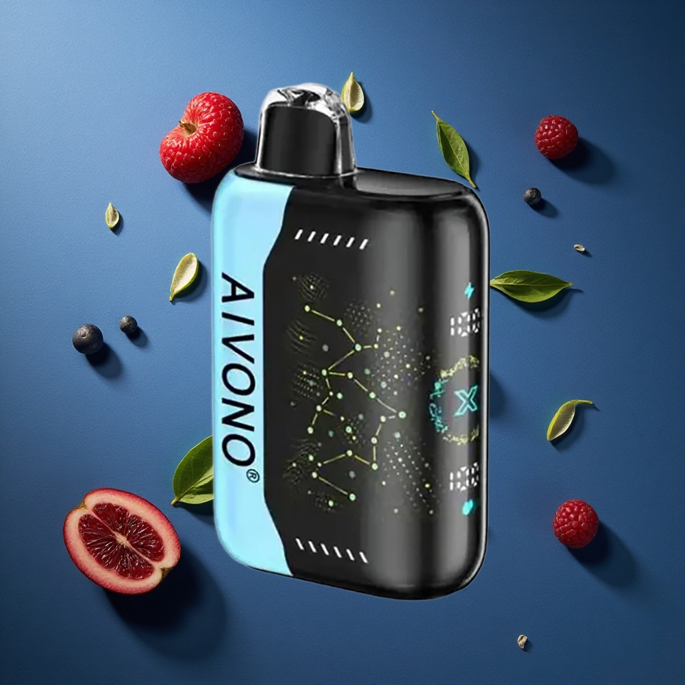 Aivono AIM BOOM 25000 Puffs Μπλε Razz Πάγος 28ml 650mAh