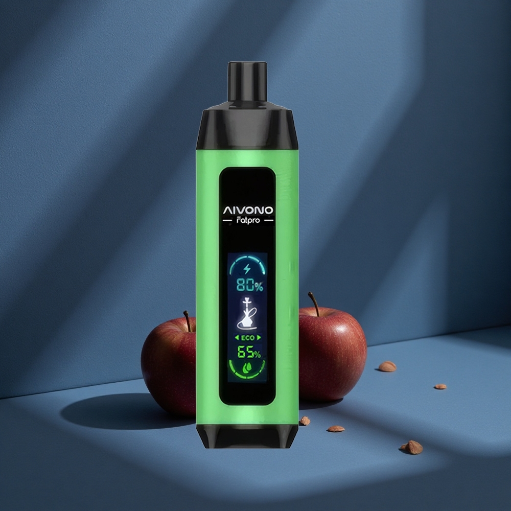 Aivono AIM FATPRO 22000 Puffs Δύο Μήλα 28ml Καουστικός Ομφαλός