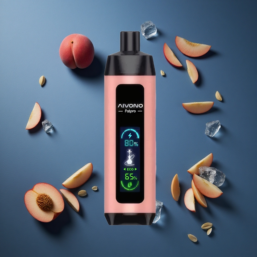 Aivono AIM FATPRO 22000 Puffs Ακμή Ροδάκινο Πάγος 28ml 600mAh