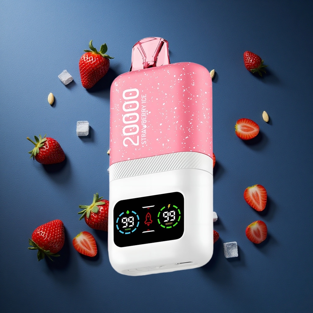 Aivono AIM MAGIC 20000 Puffs Φράουλα Πάγος Dual Mesh LCD
