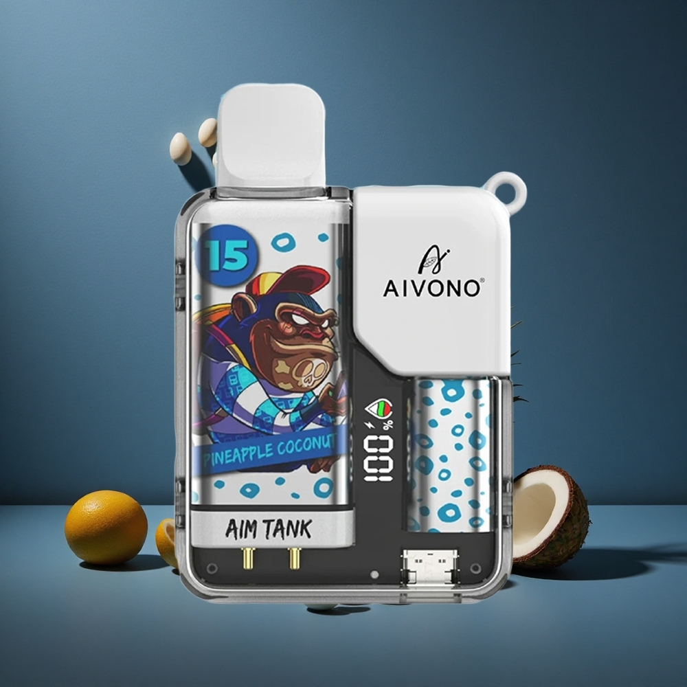 Aivono AIM-TANK 9500 Puffs Ανανάς Καρύδα 18ml 650mAh