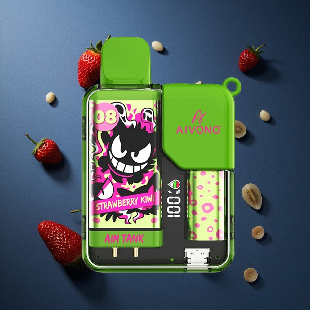 Aivono AIM-TANK 9500 Puffs Φράουλα Λίβι 18ml LCD