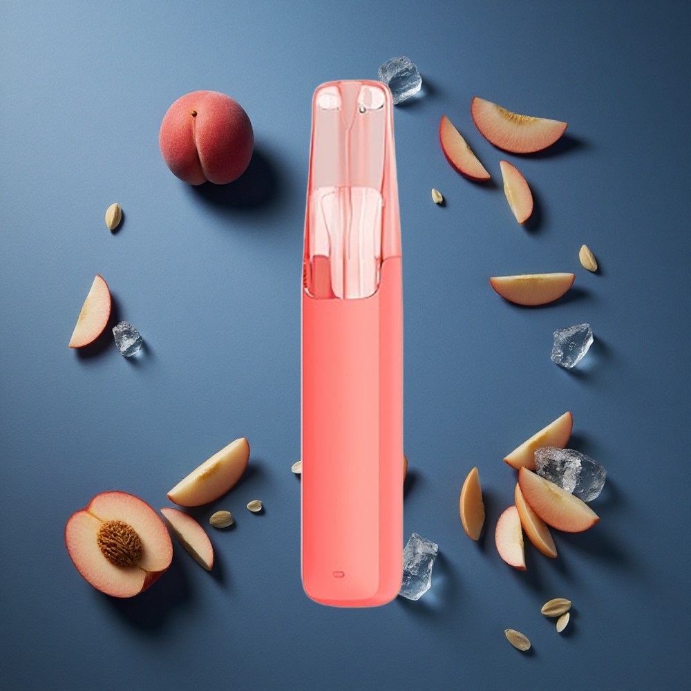 Snowplus Dash 4000 Puffs Απορριπτέος Συσκευή Ροδάκινο Πάγο με Κεραμικό Ατομοποιητή και 530 mAh Μπαταρία