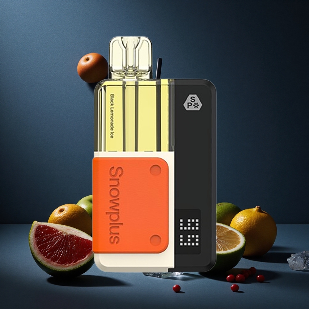Snowplus Swift 5000 Puffs Διπλό Πλέγμα 1000 mAh Μαύρο Λεμονάδα Πάγος