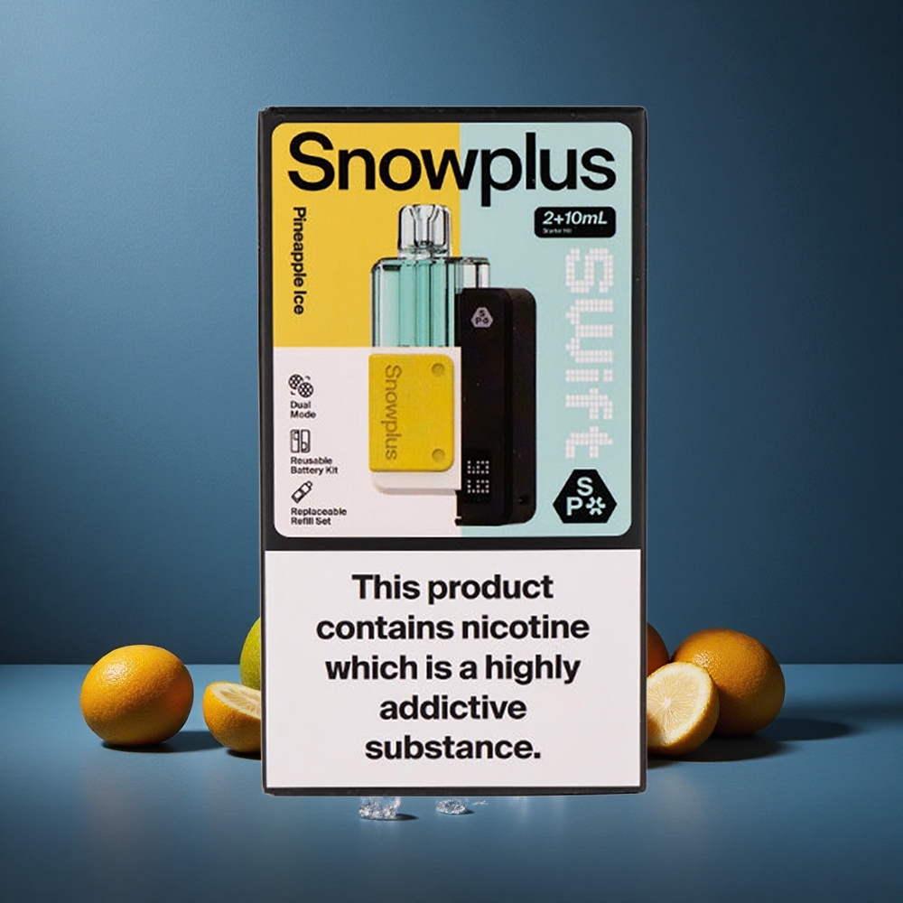 Snowplus Swift 5000 Puffs Prefilled Pod Kit Ανανάς Πάγος με Dual Mesh και 1000 mAh