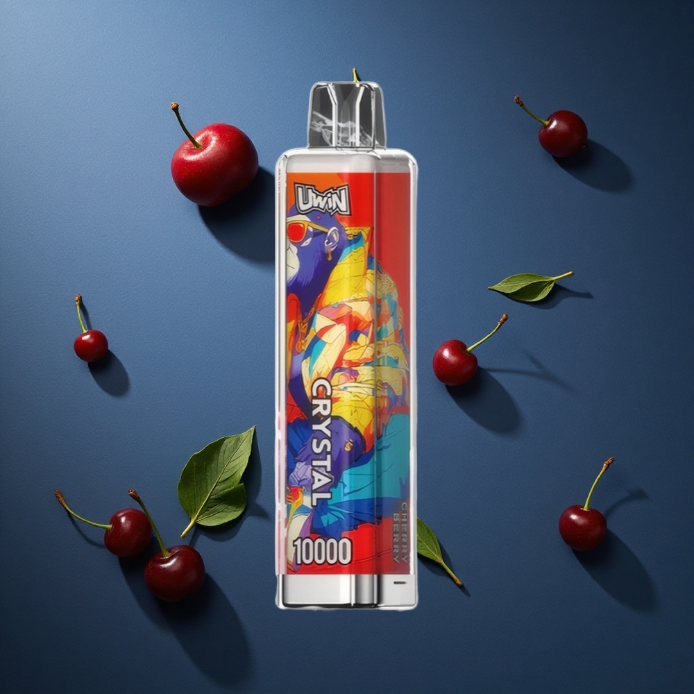 Uwin Crystal 10000 Puffs Κεράσι Μούρο 18ml 650mAh