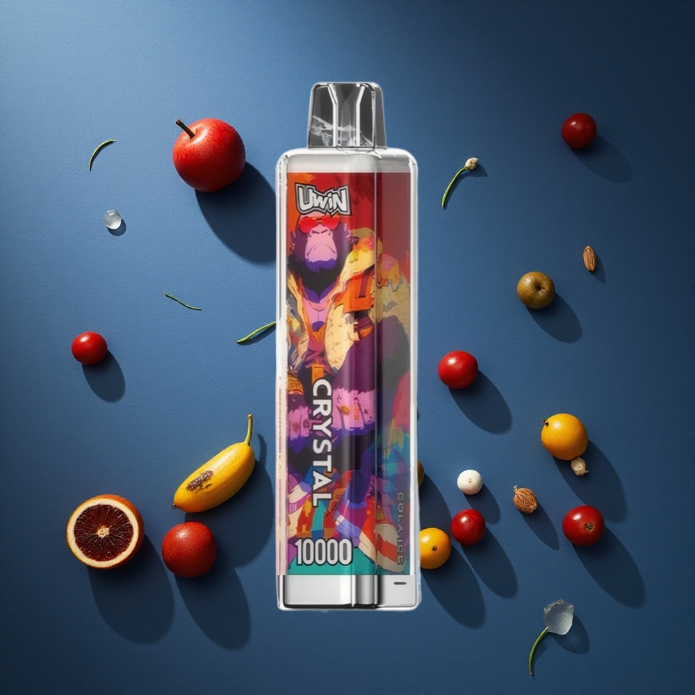 Uwin Crystal 10000 Puffs Αναψυκτικό Πάγου Κόλας με Φωτισμό RGB και 18ml