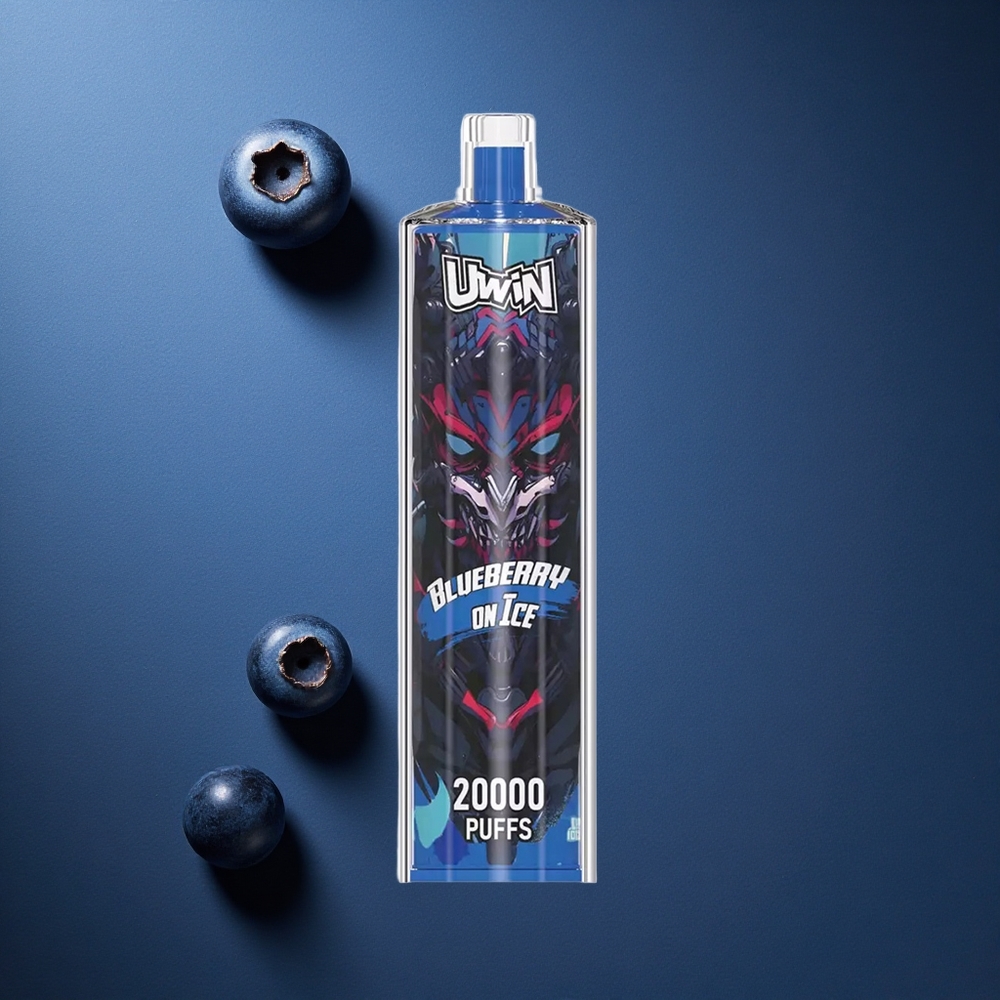 Uwin Shisha Hookah Crystal 20000 Puffs Μύρτιλο στον Πάγο 22ml Mesh Coil