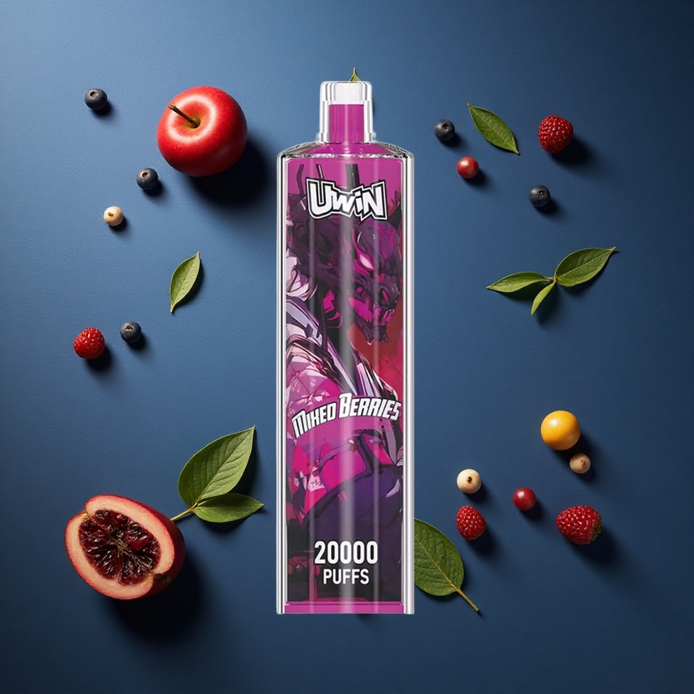 Uwin Shisha Hookah Crystal 20000 Puffs Μικτά Μούρα 22ml Mesh Coil