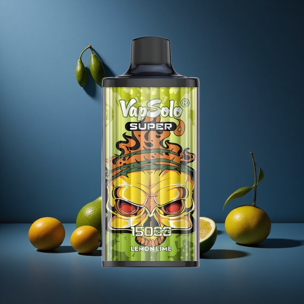 Vapsolo Super 15000 Puffs Αχλάδι Λεμόνι 40ml 20/50 mg/ml Νικοτίνη
