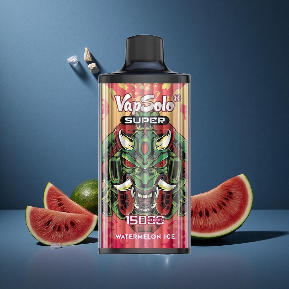 Vapsolo Super 15000 Puffs 40ml Καρπούζι Πάγος 850mAh Mesh