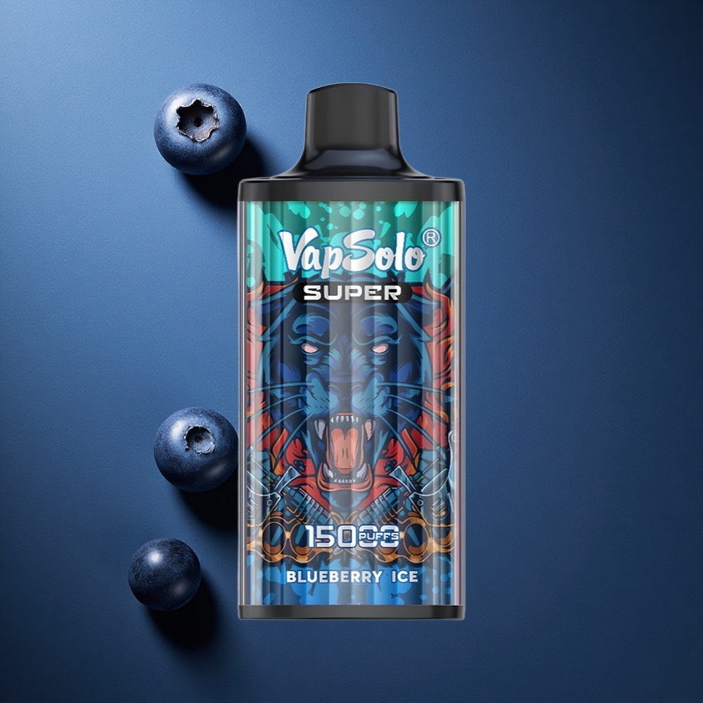 Vapsolo Super 15000 Puffs 40ml Γλυκό Μούρο Πάγος 850mah Mesh