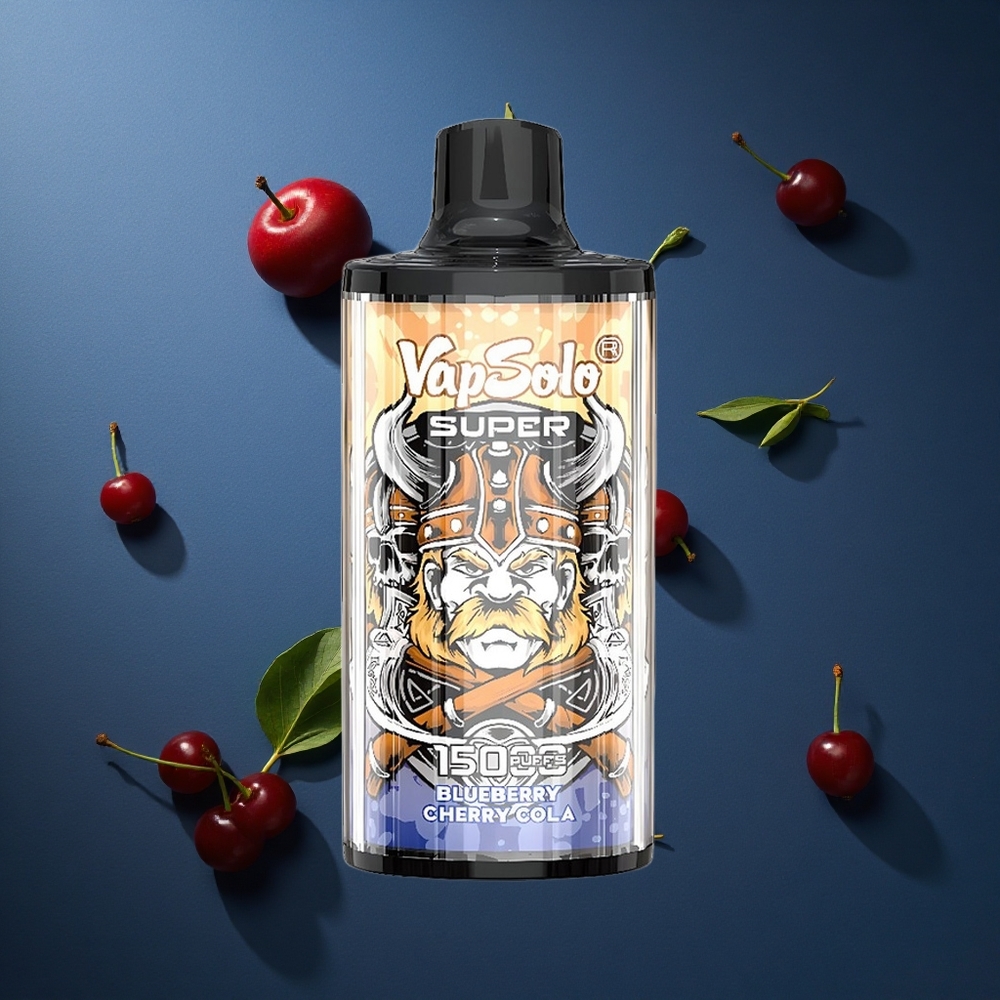Vapsolo Super 15000 Puffs Μπαταρία 850mah Γεύση Κεράσι Κόλα