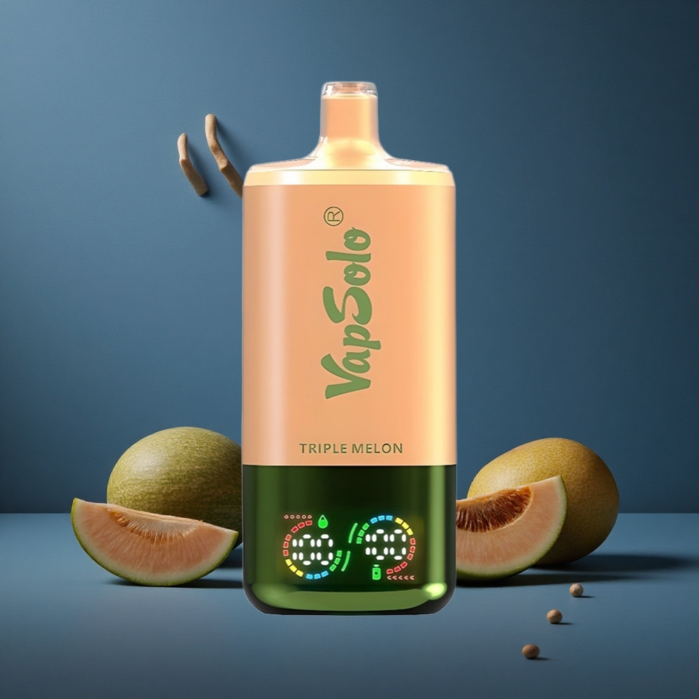 VapSolo Triple 30000 αναπνοές Τριπλό Πεπόνι 40ml