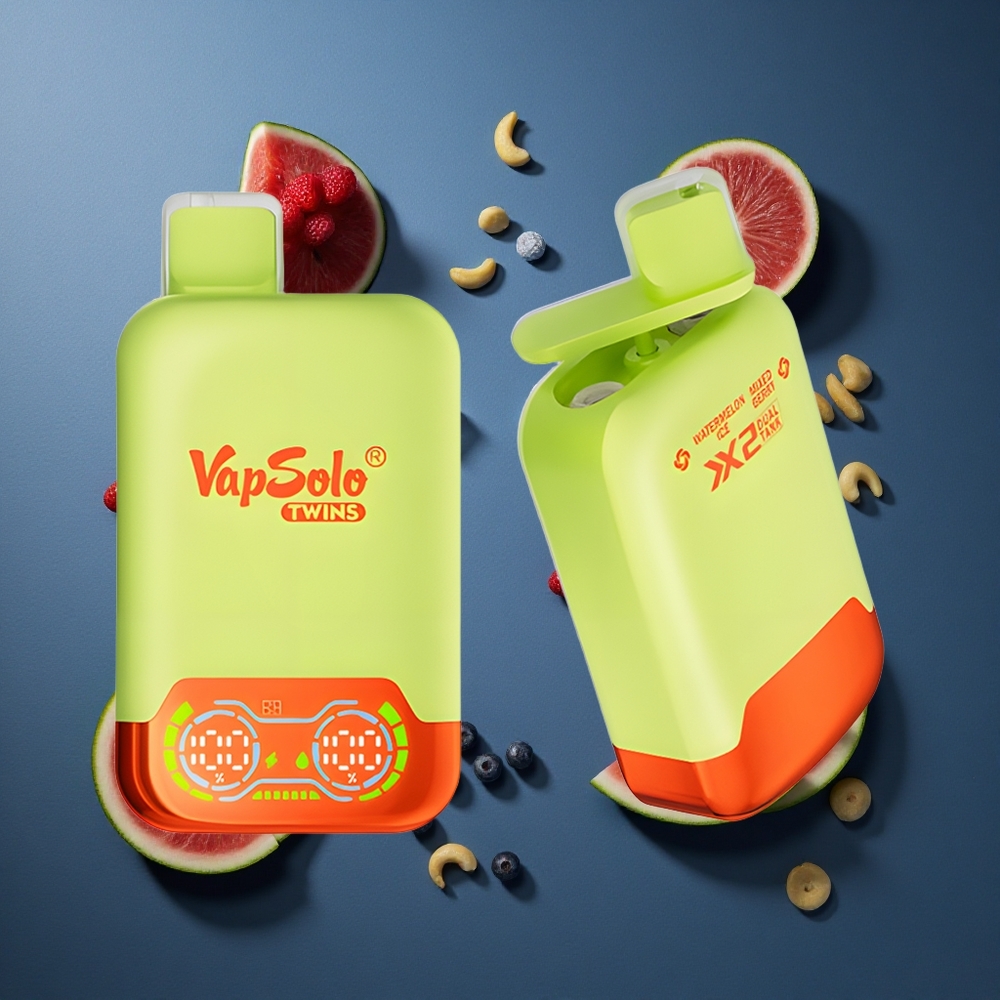 Vapsolo Twins 20000 αναπνοές Σκύλα Πάγος & Μικτή Μούρο 40 ml