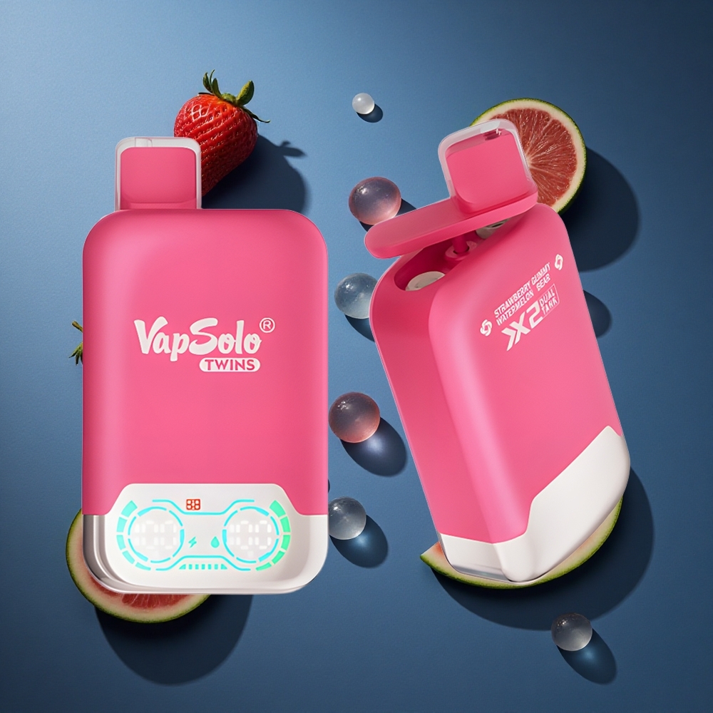 Vapsolo Twins 20000 τσιμπήματα φράουλα καρπούζι & αρκούδα ζαχαρωτών 40ml 20/50 mg/ml Νικοτίνη