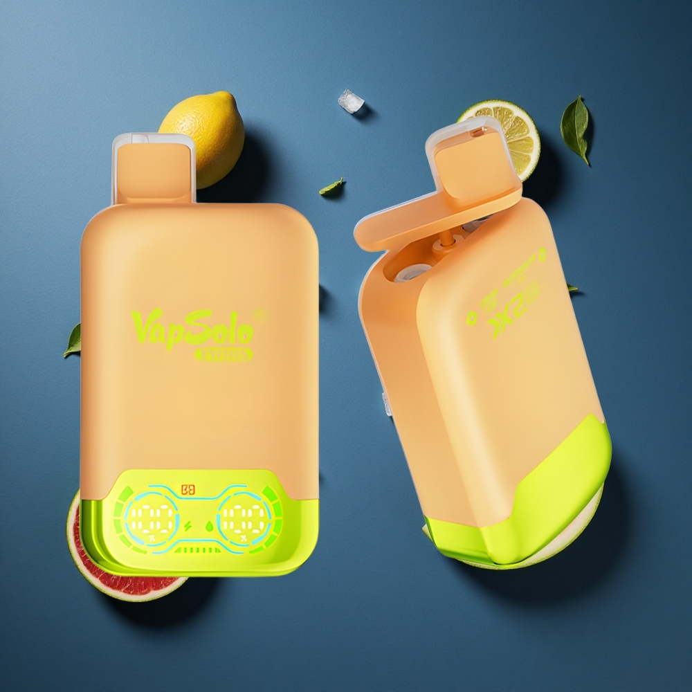 Vapsolo Twins 20000 Puffs Δισκοθήκη 40 ml Λεμόνι Λάιμ & Καρπούζι Πάγος