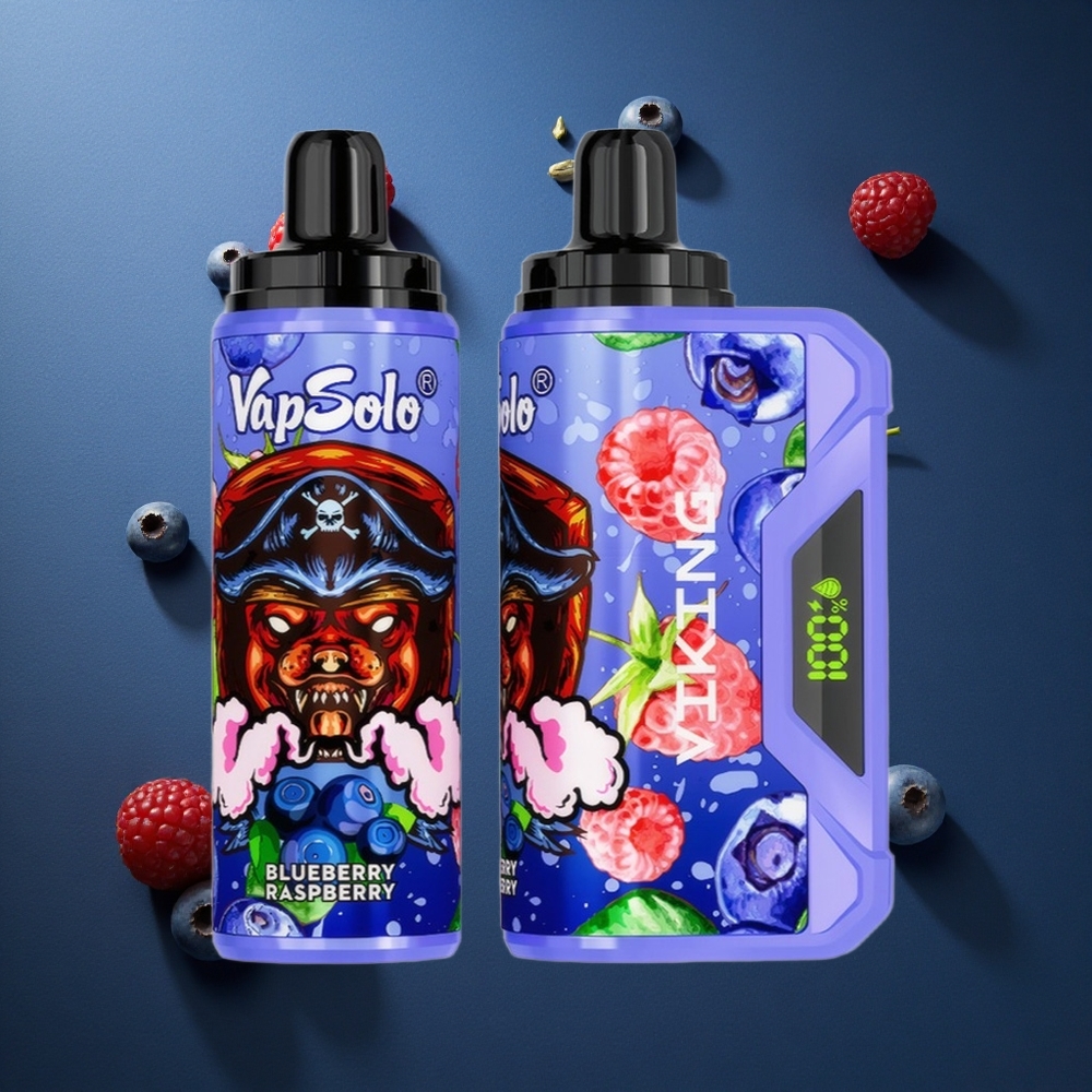 VapSolo VIKING 12000 Αχλάδι Βατόμουρο 22ml Τύπου-C