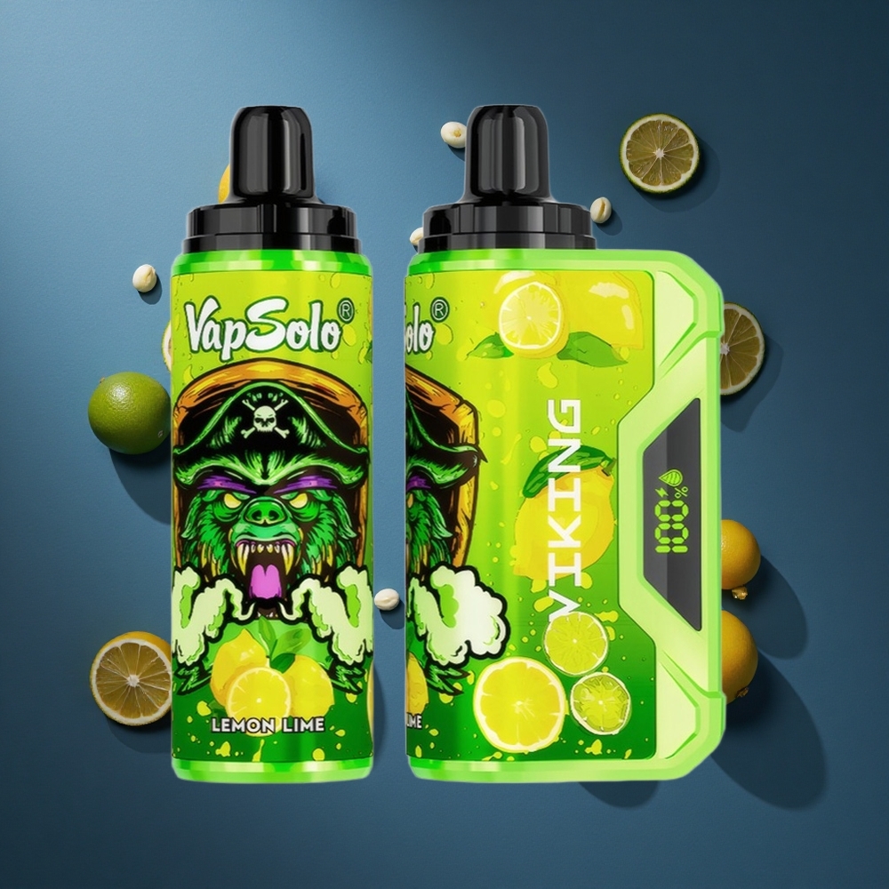 VapSolo VIKING 12000 Puffs Αχλαδί Λαϊμάκι 22ml Τύπου-C
