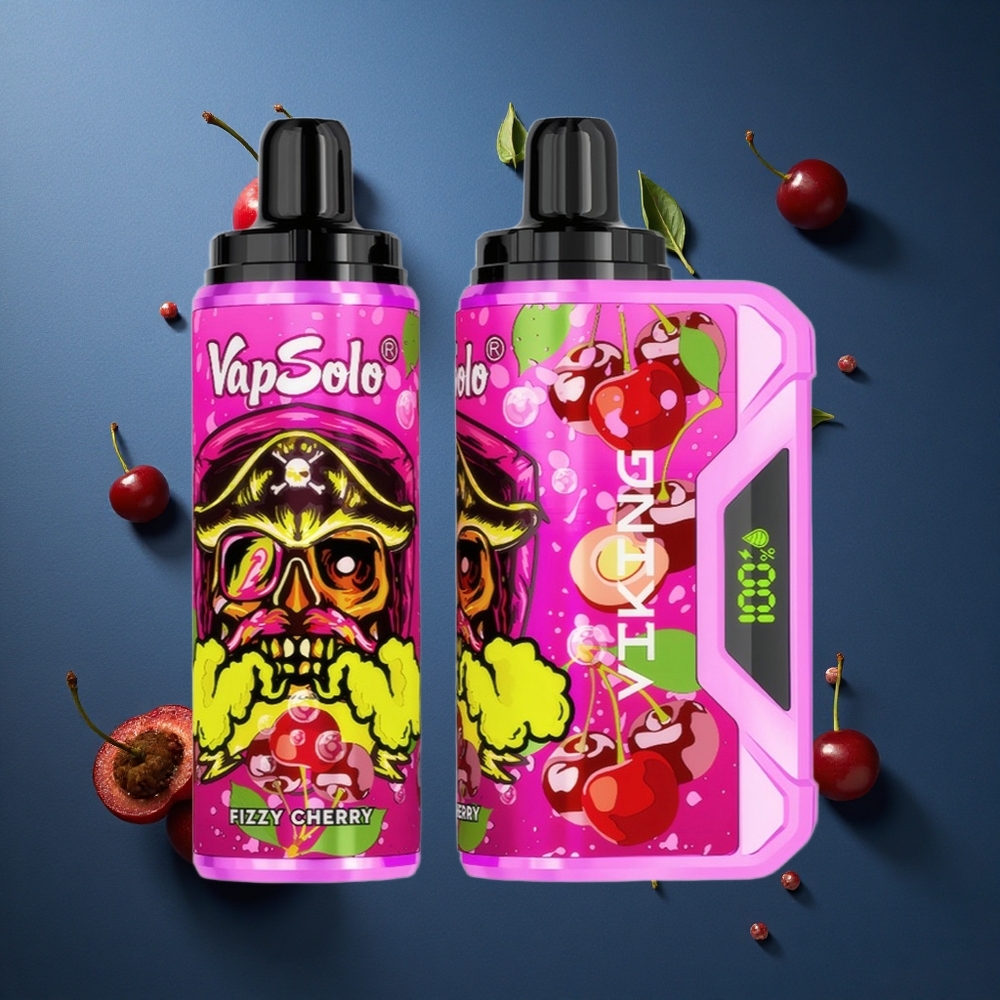 VapSolo VIKING 12000 Πύφες Vape μιας χρήσης Φυσική Κεράσι