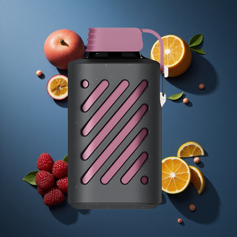 VOZOL GEAR 10000 Εφάπαξ Vape Φρούτο Πάθους Σμέουρα Μανταρίνι 10000 Puffs 20ml Υγρό