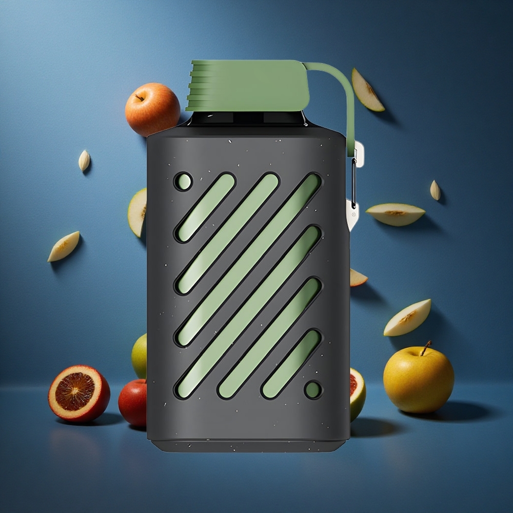 VOZOL GEAR 10000 Αναλώσιμο Vape Ξινή Μήλου Πάγος 10000 Puffs 20ml Επιφάνεια Υγρό