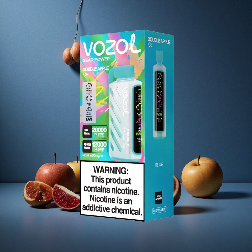 VOZOL Gear Power 20000 Puffs Αμφιμηλία Πάγος Dual Mesh Coil Full Screen Display