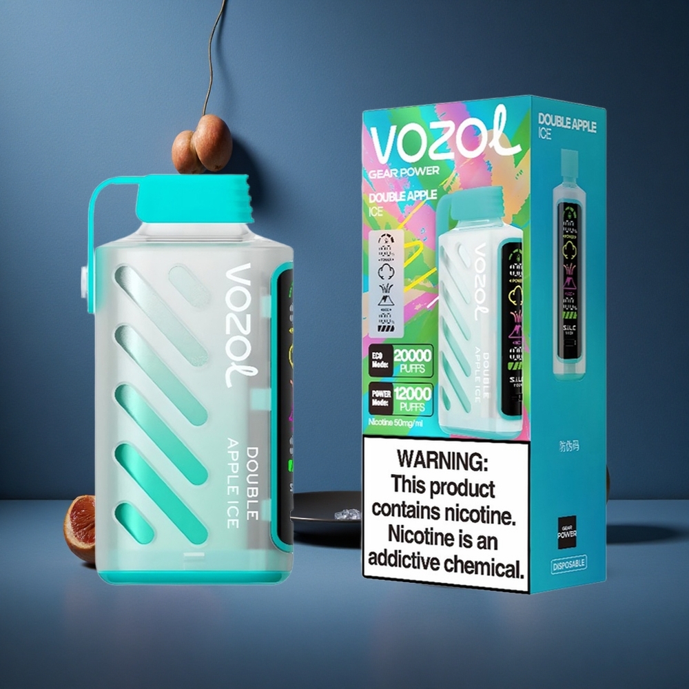 VOZOL Gear Power 20000 Puffs Αμφιμηλία Πάγος Dual Mesh Coil Full Screen Display