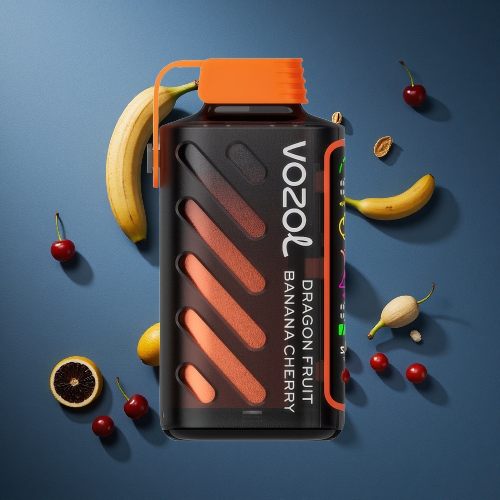 VOZOL Gear Power 20000 Puffs Διπλό Πλέγμα Πηνίων Δράκος Φρούτο Μπανάνα Κεράσι