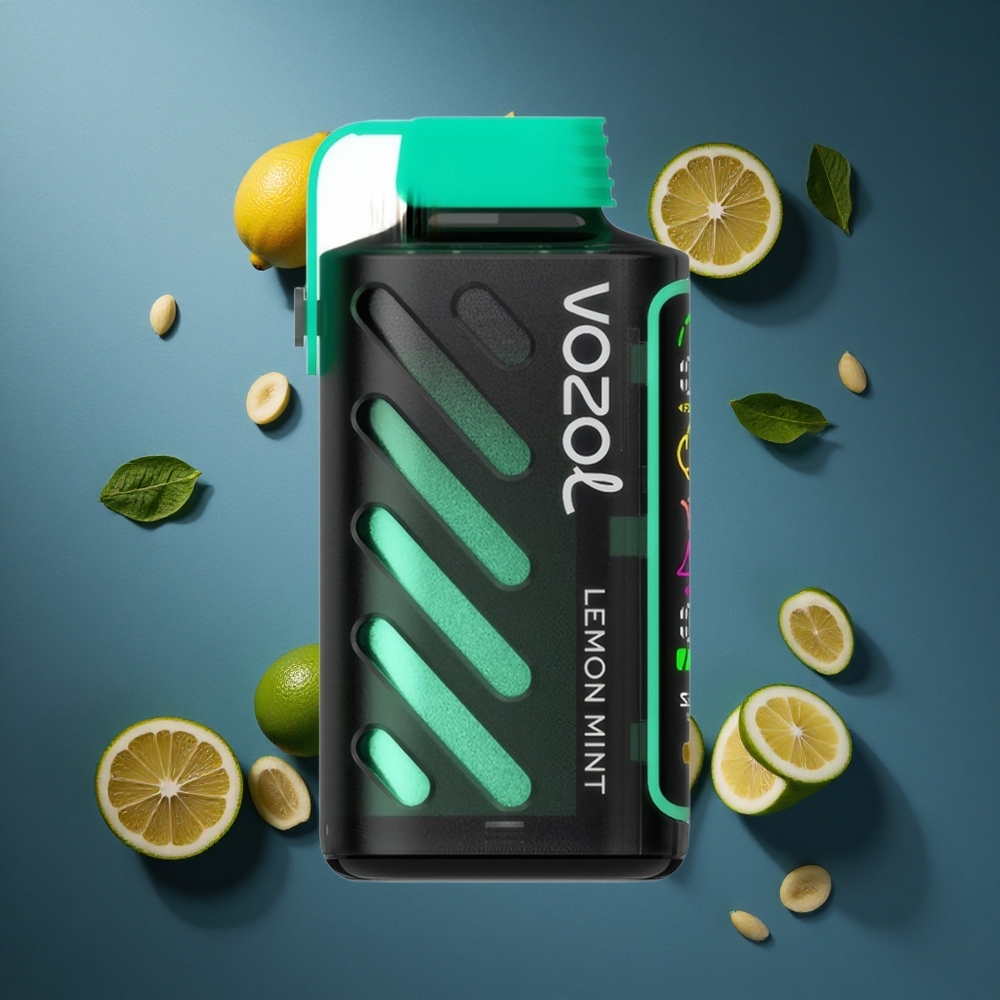 VOZOL Gear Power 20000 Puffs Διπλό Πλέγμα Σπείρας Λεμόνι Μέντα