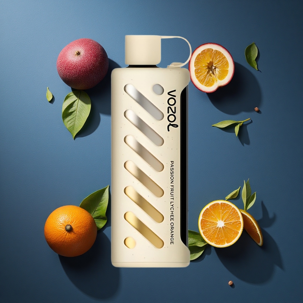 VOZOL Gear Shisha 25000 Puffs Διπλό Πλέγμα 1000mAh Πασίφλουτα Λίτσι Πορτοκάλι