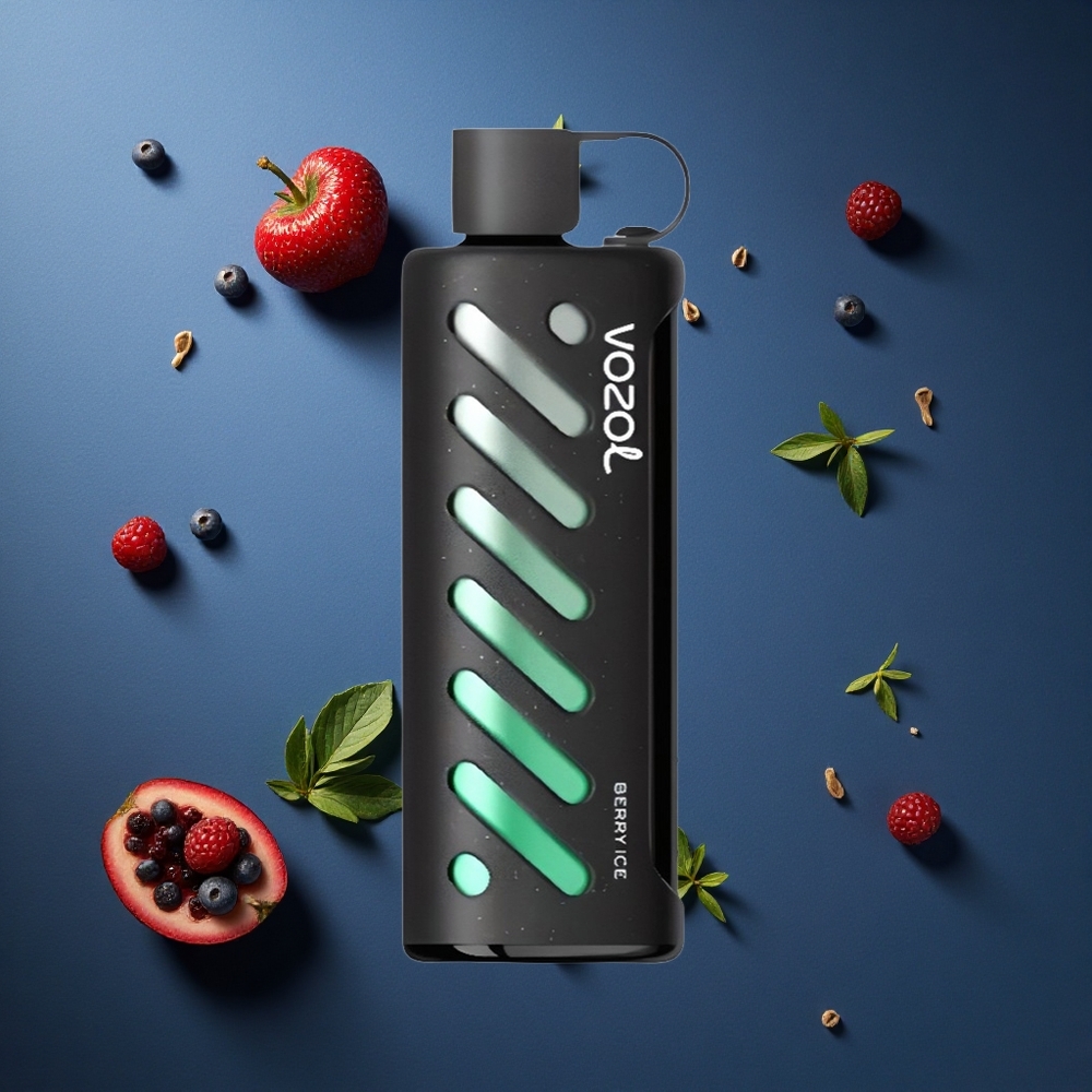 VOZOL Gear Shisha 25000 Puffs Διπλό Πλέγμα Διπλή Λειτουργία Μούρο Πάγος