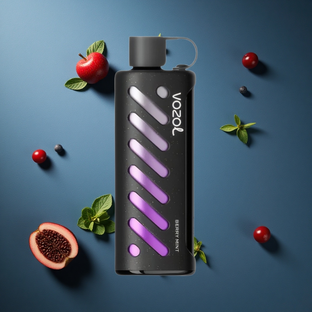 VOZOL Gear Shisha 25000 Puffs Διπλός Πλέγμα Μούρα Μέντα