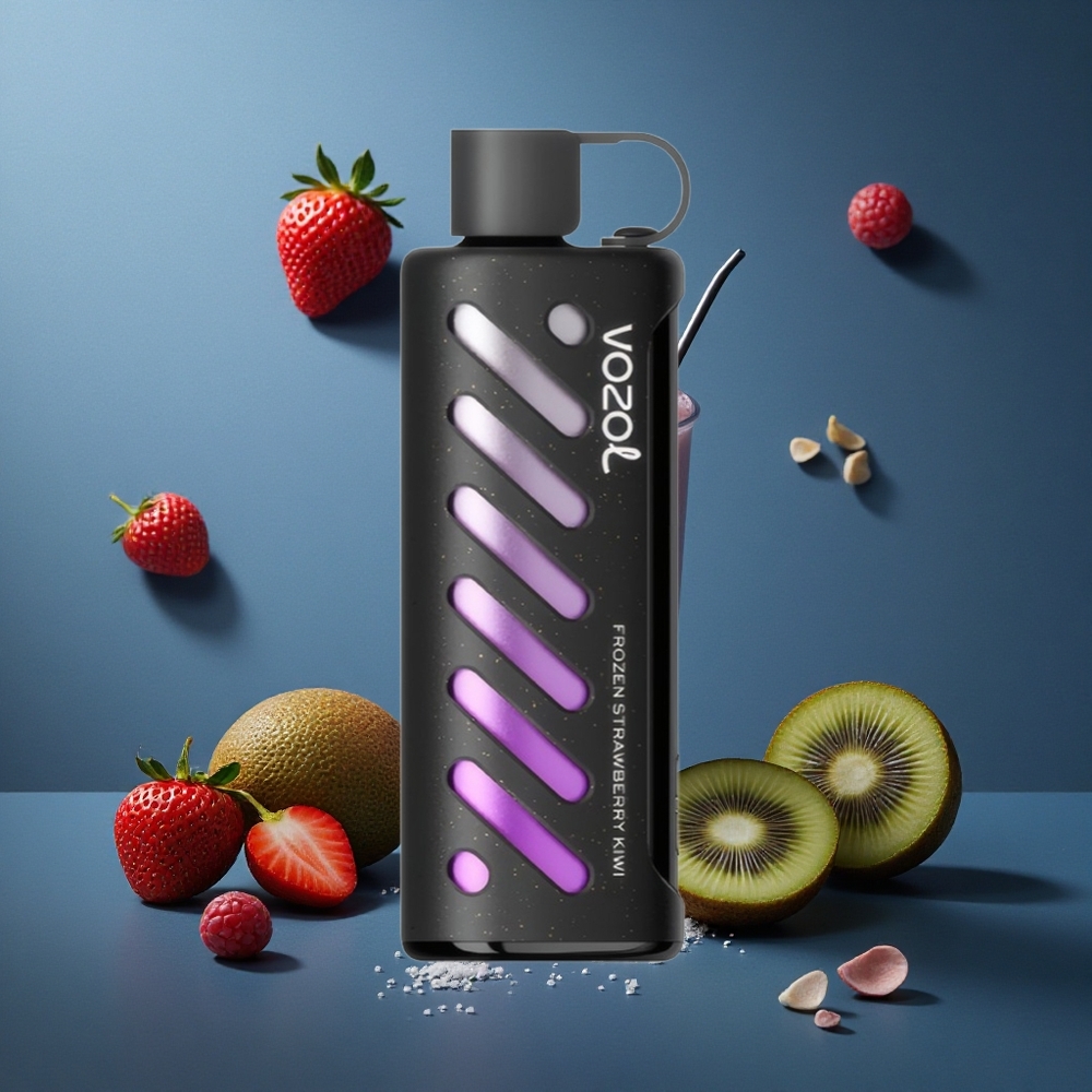 VOZOL Gear Shisha 25000 Puffs Διπλό Πλέγμα Παγωμένη Φράουλα Κίβι