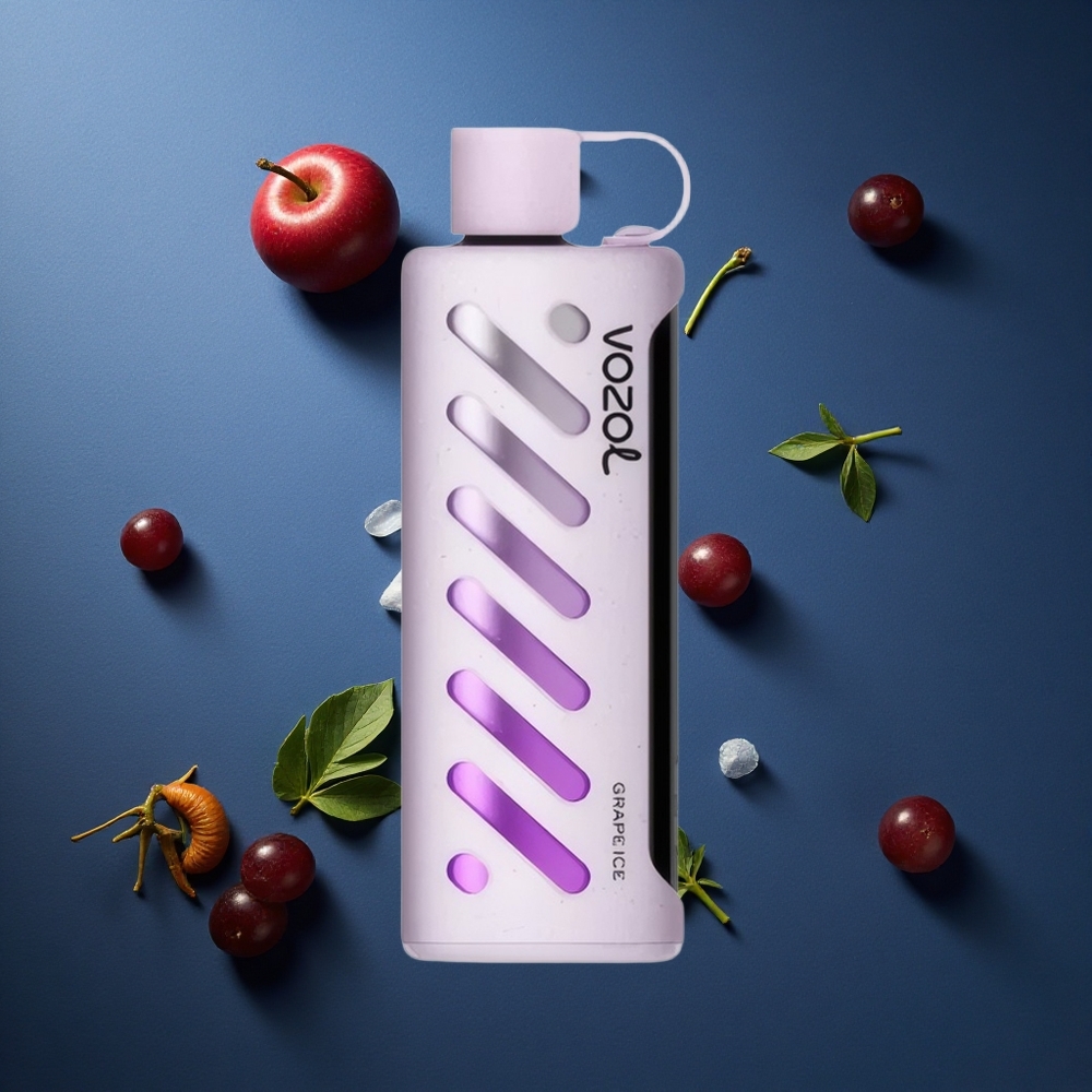 VOZOL Gear Shisha 25000 Puffs Διπλό Πλέγμα Σταφύλι Πάγος
