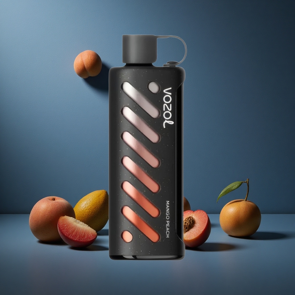 VOZOL Gear Shisha 25000 Puffs Μάνγκο Ροδάκινο S.i.L.C Tech Dual Mesh