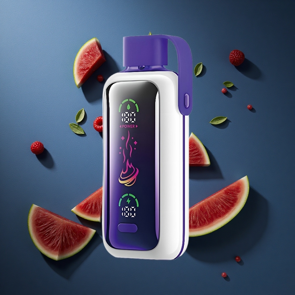 VOZOL Star 20000 Puffs Διπλό Πλέγμα Framboúsa Karpouzi