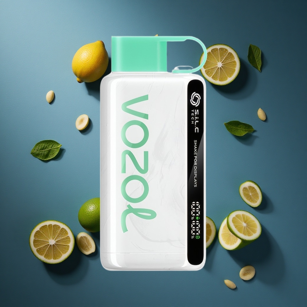 VOZOL STAR 9000/12000 Απορριπτέο Τζούνιο Λεμόνι Μίντο 650mAh 30% γρηγορότερη φόρτιση
