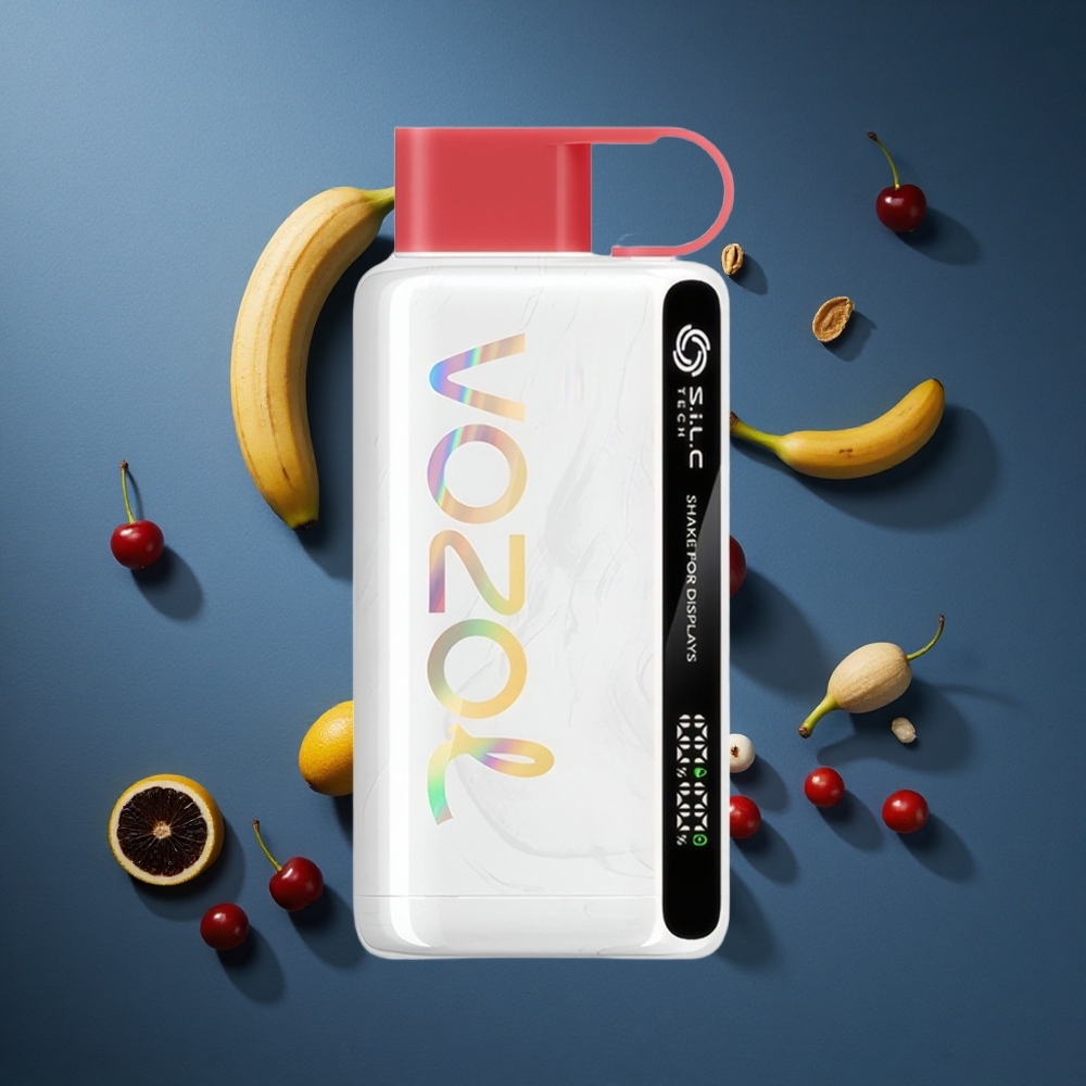 VOZOL STAR 9000/12000 Αδιάβροχη Πόρτα Φρούτο Δράκου Μπανάνα Κεράσι 650mAh
