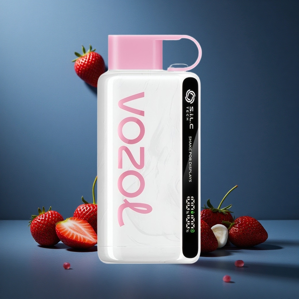 VOZOL STAR 9000/12000 Ανανεώσιμη Μπαταρία 650mAh Φράουλα Παγωτό
