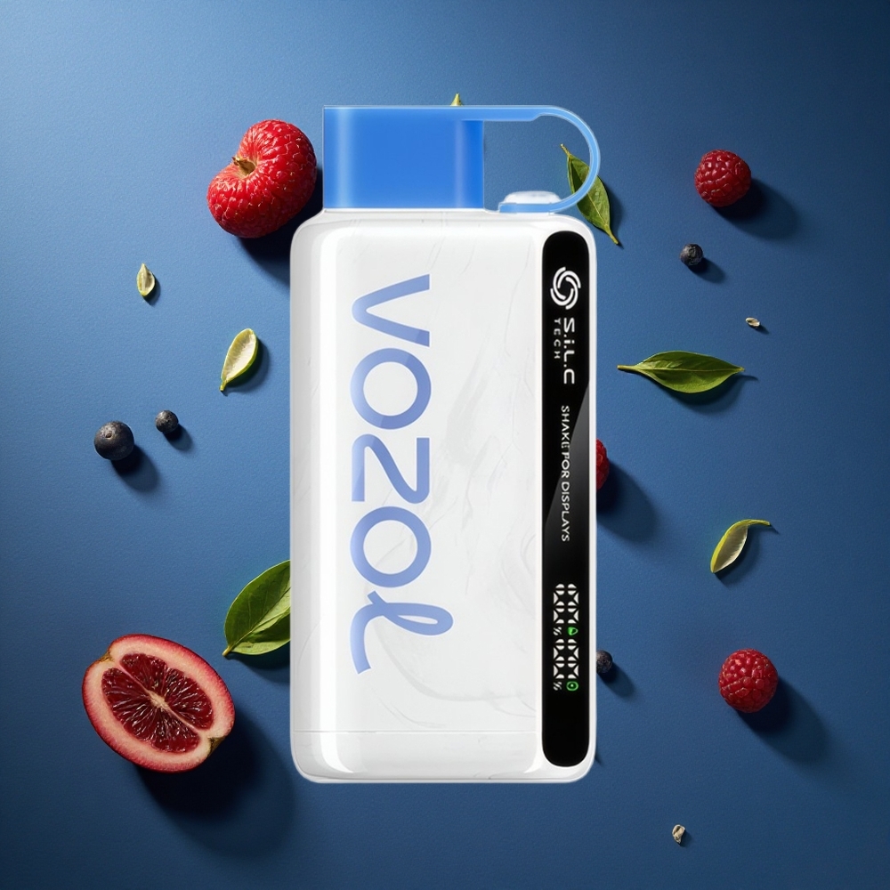 VOZOL STAR 9000/12000 ΑΠΟΡΡΙΦΘΕΝ ΒΑΠ Φωτεινό Μπλε Ρας Πάγος με S.i.L.C TECH & 650mAh